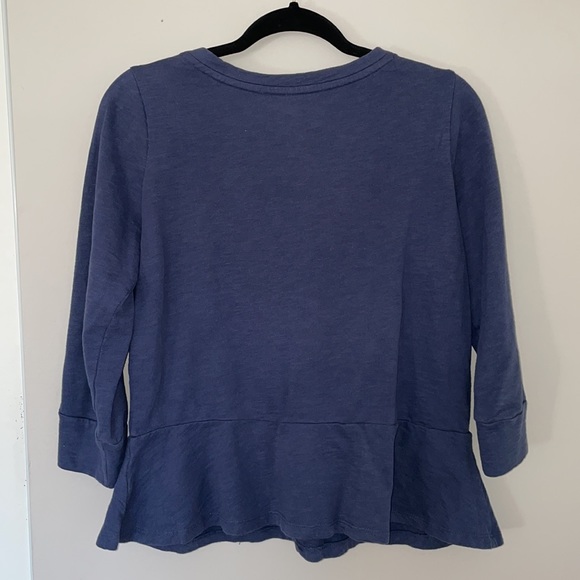 Anthropology embroidered mid rise top - Picture 2 of 2